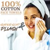 Towelogy® Luxury Egyptian Cotton Face Cloth Flannel Fingertip Towel Set