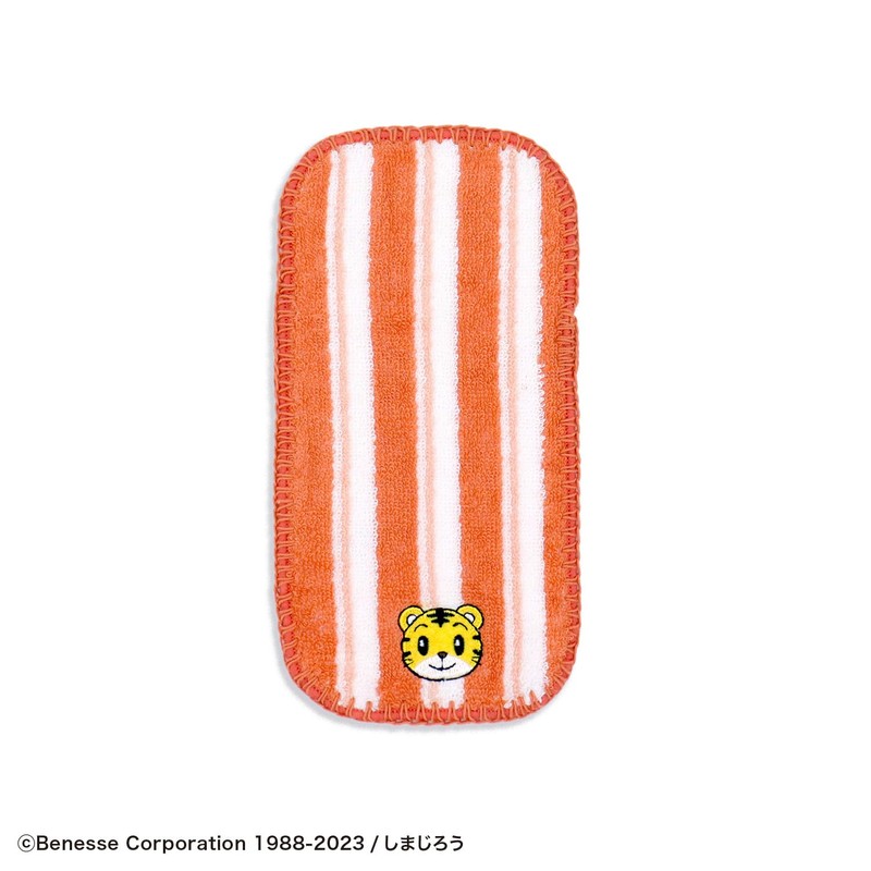 Shimajiro Dot Stripe, Half Towel Handkerchief, Set of 2, Multi,