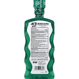 ACT Kids Anticavity Fluoride Rinse, Wild Watermelon, 16.9 Ounce (Pack of 2)