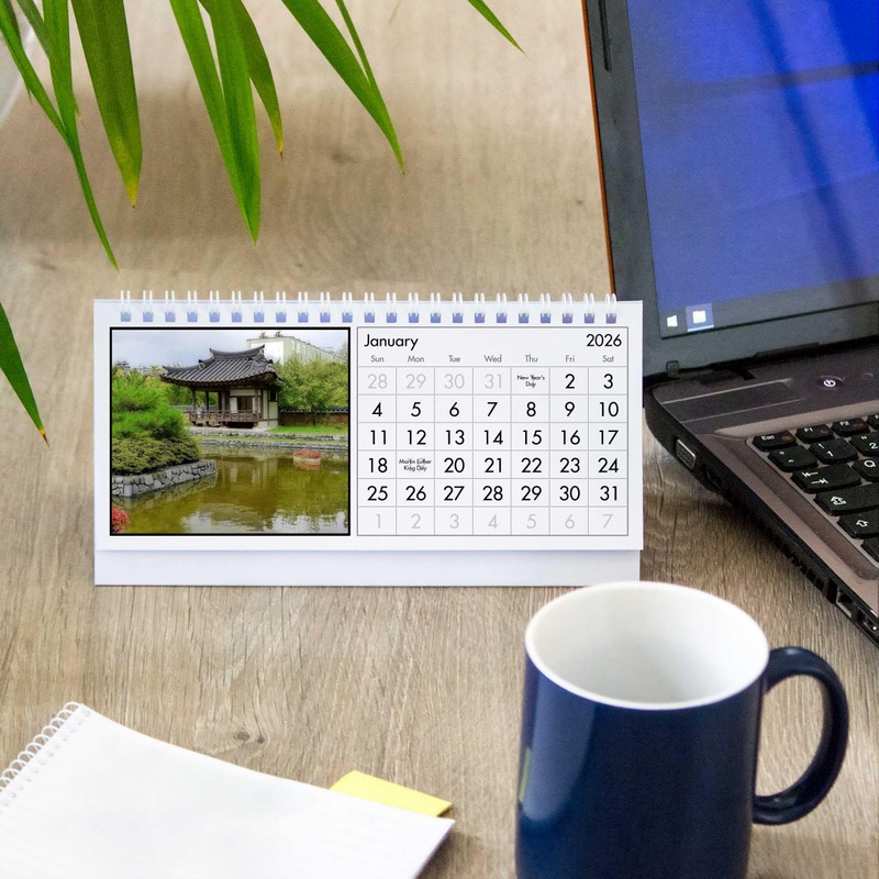 Korea 2026 Desk Calendar