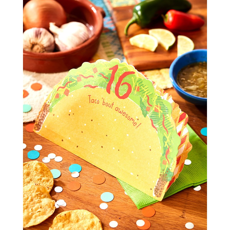 American Greetings 16th Birthday Card (Taco 'Bout Awesome)