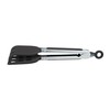 Tovolo Waffle Tongs Mini Silicone Kitchen Tongs for Cooking Serving,