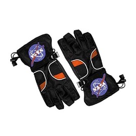 Costume SuperCenter 16" Black Astronaut Gloves- Medium