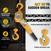 YELLOW JACKET 1.5 Ton Manual Lever Chain Hoist, G80 Galvanized