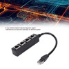 RJ45 Splitter Adapter, RJ45 Ethernet Splitter Cable,1 Male to 4
