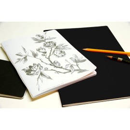 Clairefontaine Goldline 975525C Sketch Book DIN A4 21 x 29.7 cm 20 Sheets 140 g Ideal for Dry Techniques Pack of 1 White