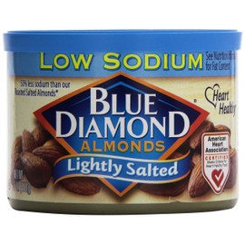 Blue Diamond Almonds, Lightly Salted, Low Sodium, 6 Ounce