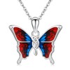Butterfly Gifts for Women 925 Sterling Silver Butterfly Necklace Celtic