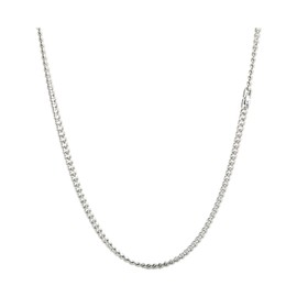 Windfromort Titanium Steel Men's Cuban Chain - Stainless Steel Chain - 6 mm Thickness - Hypoallergenic Robust Chain - 55 cm / 60 cm / 65 cm Men's Necklace - Men's Chain for European Men, 55 cm