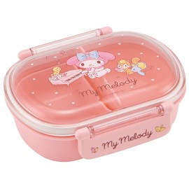 Skater QAF2BAAG-A My Melody Bento Box, Sanrio, 12.2 fl oz (360 ml), Antibacterial, For Kids, Girls, Made in Japan