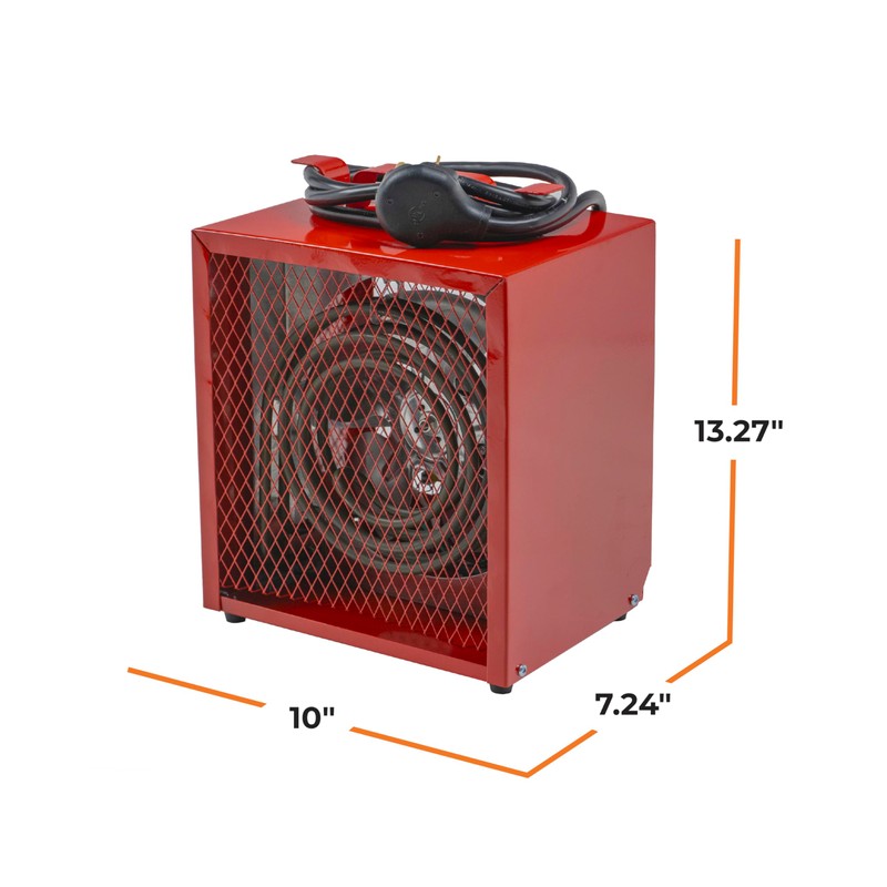 Comfort Zone CZ290 NEMA 6-30P 4,800-Watt Fan-Forced Industrial Heater, Integrated
