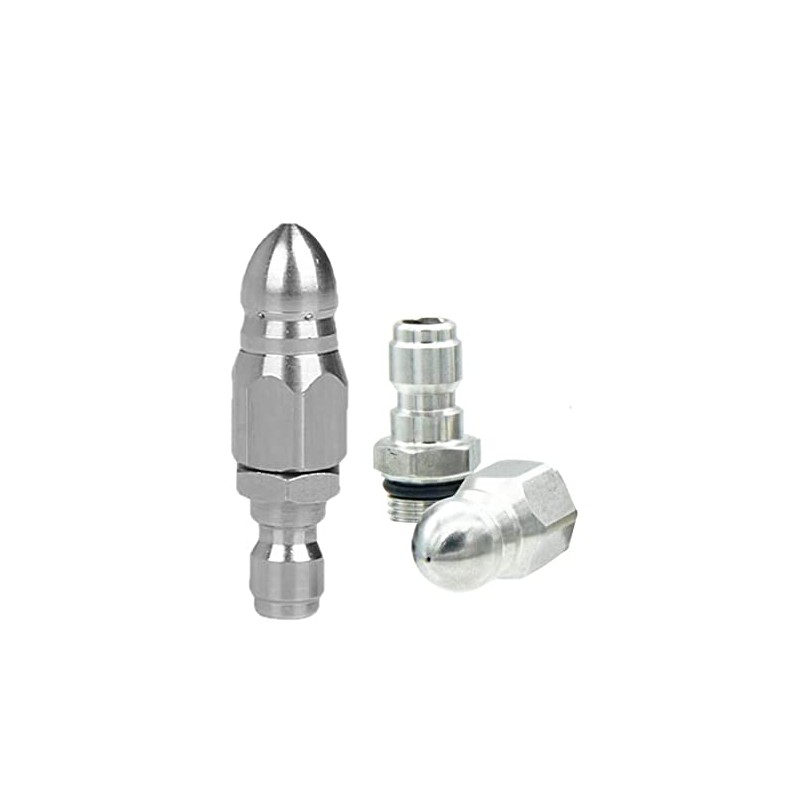 KZPA (1PCS)Pressure Washer Sewer Jetter Nozzle with 1/4'' Quickly Connector,Pressure