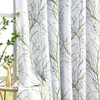FMFUNCTEX 100% Blackout Curtains 84 Inches Long for Bedroom, Green
