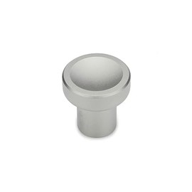 Ganter Normelemente GN 676.5-25-M6-A Knurled Knob Stainless Steel Silver Handle Diameter: 25 mm Thread M6