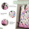 Maison d' Hermine Oven Mitt & Pot Holder 100% Cotton