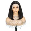 14 Inch Bob Human Hair Wig,Short 13x4 Lace Front Wigs