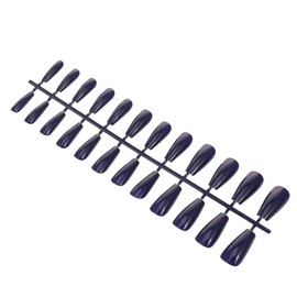 Mikinona 3sets Dark False Nail Tips Full Cover Press Nails for Women Weddings and Special Occasions