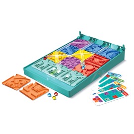 Zip City Logic Puzzle Board Game | LogiQuest Puzzle Adventure Game | Kids & Family Puzzle Game | Includes 40 Puzzles | Ages 8+ | 1 Player | Avg. Playtime 15 Minutes