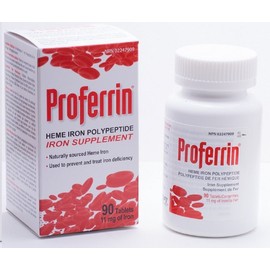Proferrin 11mg Heme Iron 90Tablets