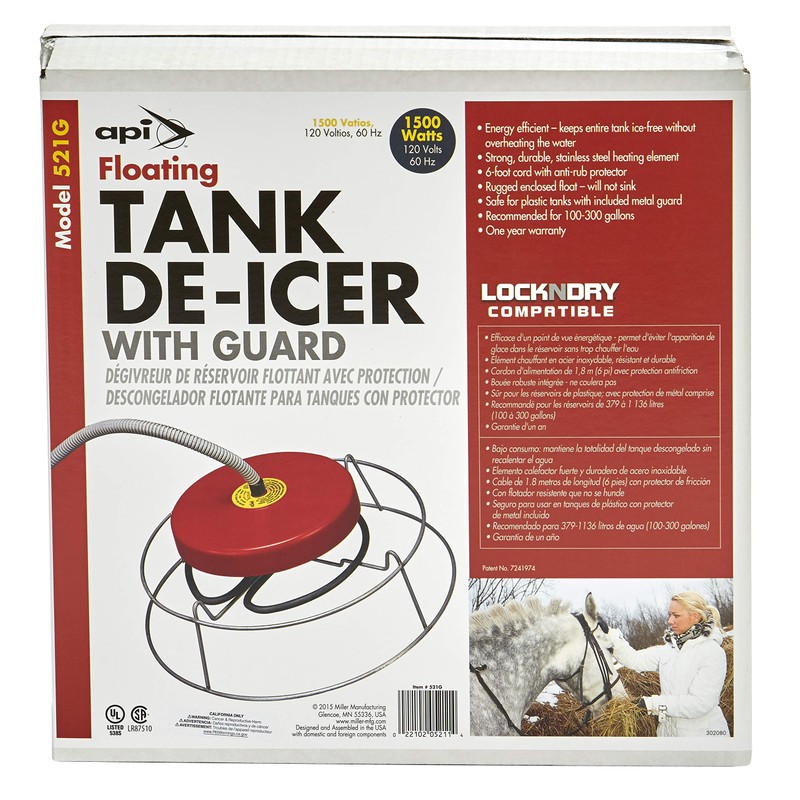 API® Floating Water Tank De-Icer | Stock Tank Floating De-Icer