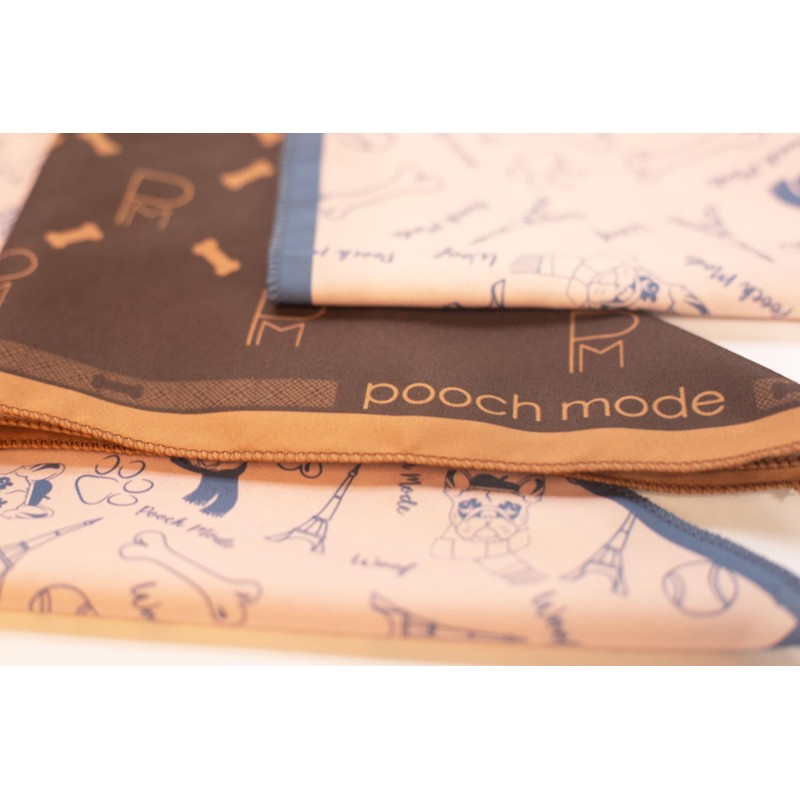 Pooch Mode Conversational Print Dog Bandana (Medium/Large)