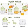 Manual Citrus Juicer for Fresh Juice – Hand-Crank Orange &