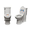 Iconikal 2-Piece Toilet Seat Cling Christmas Decoration Set, Funny Snowman