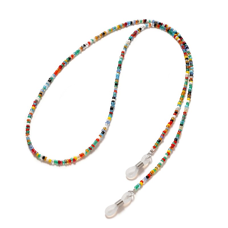 ZARSIO 2PCS Beaded Eyeglass Chains for Women, Glasses Strap Holder