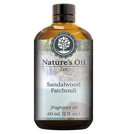 Sandalwood Patchouli Fragrance Oil (60ml) for Diffusers, Soap Making, Candles, Lotion, Home Scents, Linen Spray, Bath Bombs, Slime