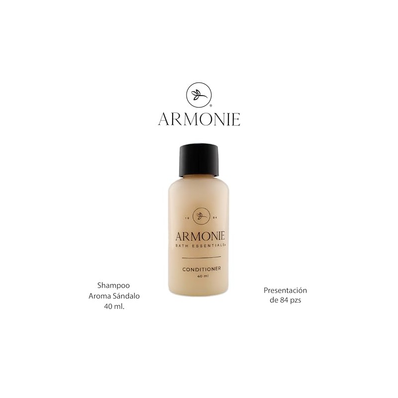 Acondicionador 40 ml Armonie, Amenidades Hoteleras, 84 unidades