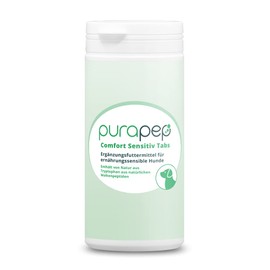 purapep Comfort Sensitive Tabs - Natural Soothing Agent for Sensitive Dogs with Tryptophan, Magnesium and B Vitamins for Anti-Stress and Anti-Aggression - Ideal for Allergies | 225 g