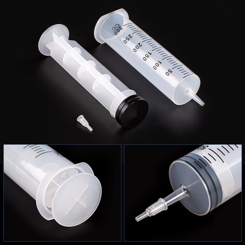 Syringe 300ml Syringe Dropper Large + 2 Pcs 1 Meter