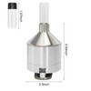 Grinder【Superfine Grinding】aluminum alloy Pepper Grinder Set, Silver 2.2 inch