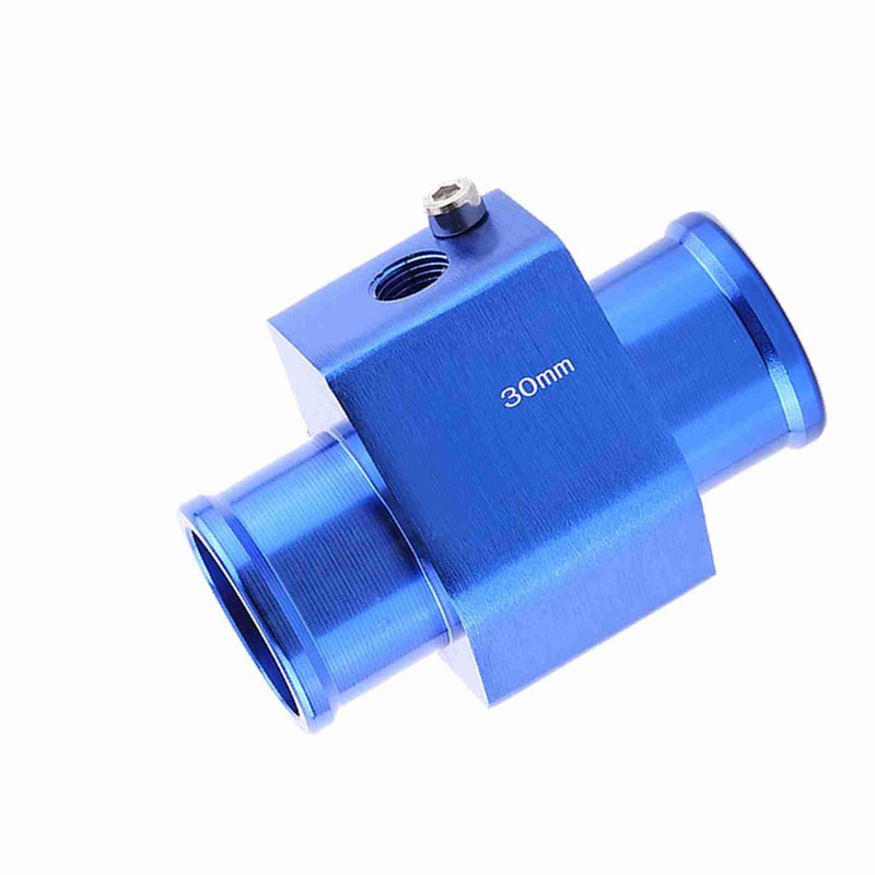 Qiilu Universal Metal Car Water Temp Joint Pipe Hose Temperature