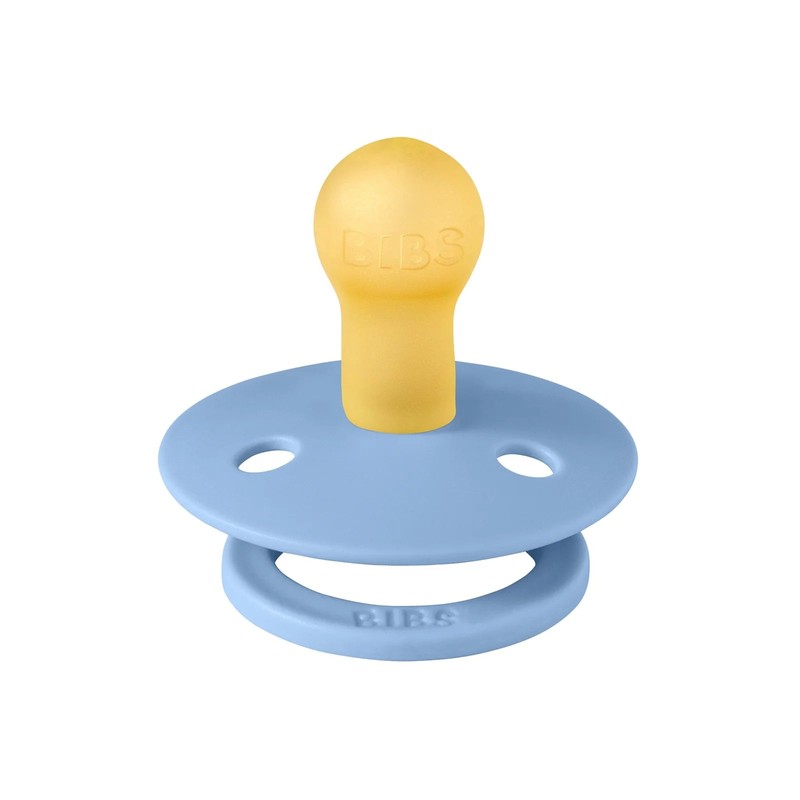 Bibs Round Natural Dummy Pacifier - Studio Collection - Pin