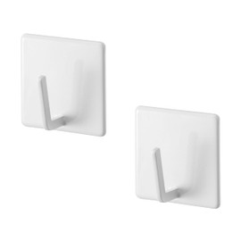 Yamazaki Industries Mist 4235 Magnetic Bathroom Hooks, Set of 2, White, Approx. W 2.0 x D 1.4 x H 2.0 inches (5 x 3.5 x 5 cm), Bathroom Storage, Hook, Space Saving