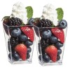 Zappy 5 oz Tall Square Mini Dessert Cups 52 Parfait