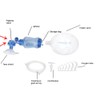 PVC Breathing Manual Resuscitator Emergency Aid Artificial Resuscitation DevicesBaby 1#
