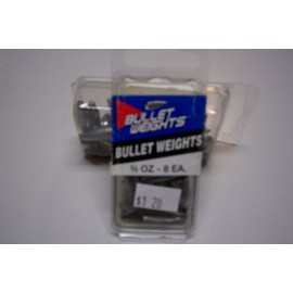 Bullet Weights Slip Sinkers 3/8 oz. 8 pc