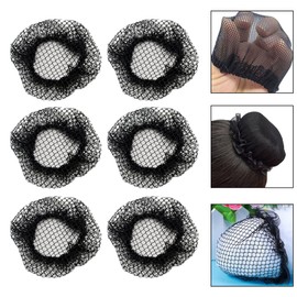 Minkissy Knit Hair Net Kids Bun Ballet Net Ballet Bun Hair Net 10pcs Hairnets Hair Nets for Bun Elastic Mesh Bun Cover Mesh Bun Hair Nets for Women Girls Ballet Bun Hair Net Hair