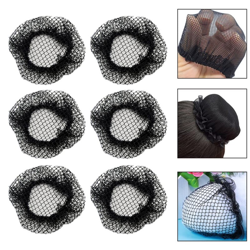 Minkissy Knit Hair Net Kids Bun Ballet Net Ballet Bun