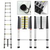 Aluminum 10ft Telescoping Ladder Extension Ladder Multi Purpose Ladder with