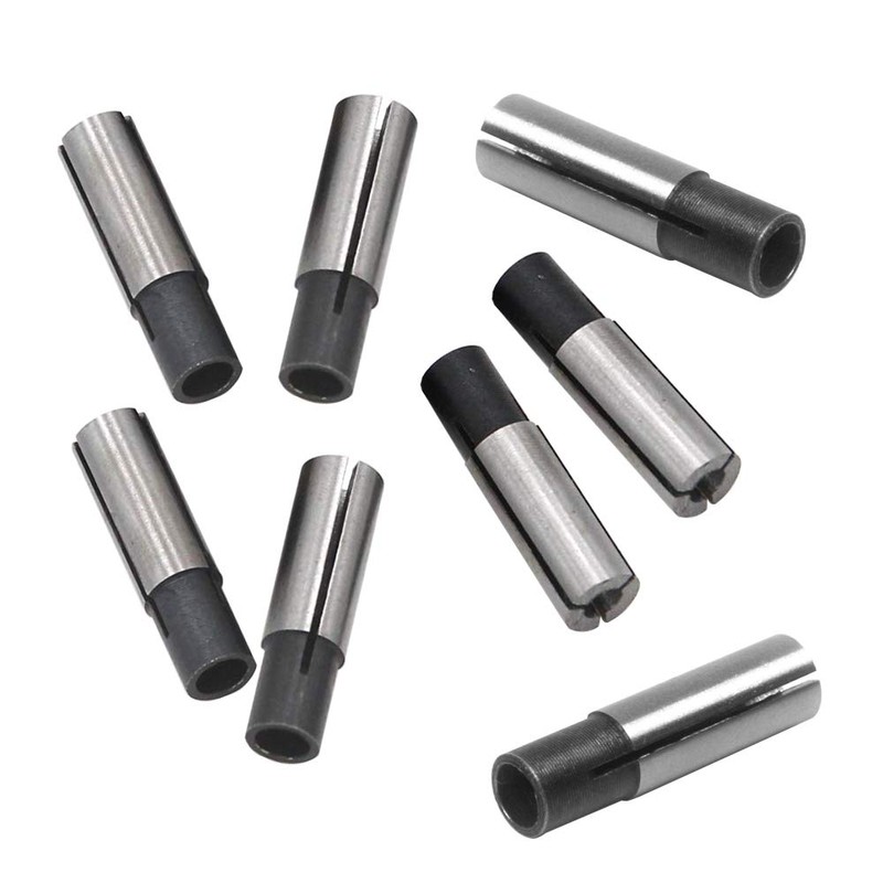 Saiper 8pcs 1/4" to 1/8" Precision Engraving Bit CNC Router