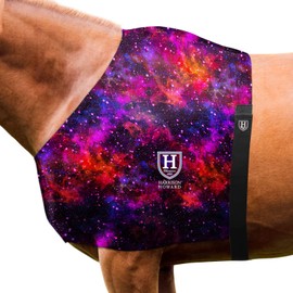 Harrison Howard Horse Stretchy Shoulder Guard Anti Rub Bib for Horse Vast Cosmos M