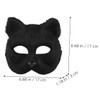 WOONEKY Realistic Fox Masks Animal Masks Cosplay for Men Women