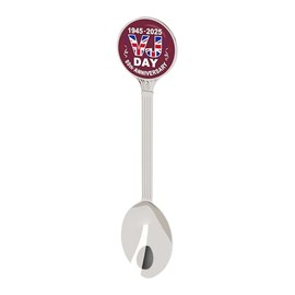 VJ Day 80th Anniversary Commemorative Spoon, 1945-2025, Union Jack Design, Collectible Memorabilia