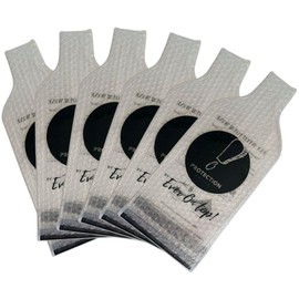 Ever On Top! [TRIPLE PROTECTION] 6 Set (12 pcs) Reusable Wine Bottle Travel Protector Bags - Unbreakable Wine Bags for Travel, Wine Protector bags for Travel Double Layer Wine Bubble Bag for Travel