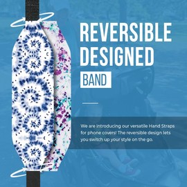 Switchbands Universal Phone Grip Strap | Pack | Reversible & Comfortable Hand Straps for Phone | Phone Grip Holder for Secure handling & Compatible for Almost All Phone Cases - Sparkle Slime