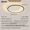 AOMEI 20 Inch Modern Flush Mount,52W Ceiling Light Fixture Full