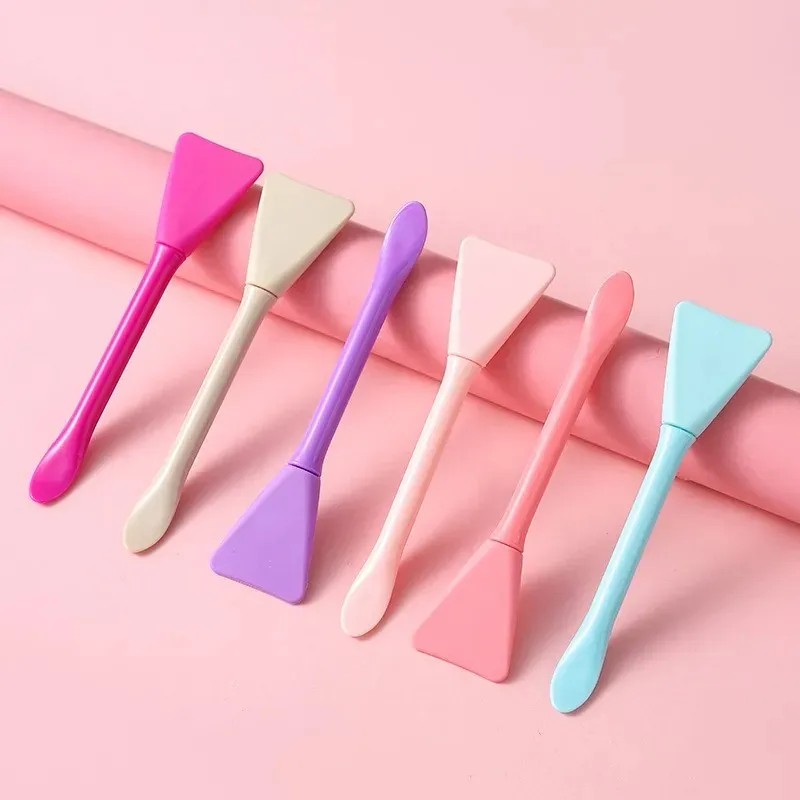 24pz Brocha Espátula Aplicador Mascarilla Facial Silicona